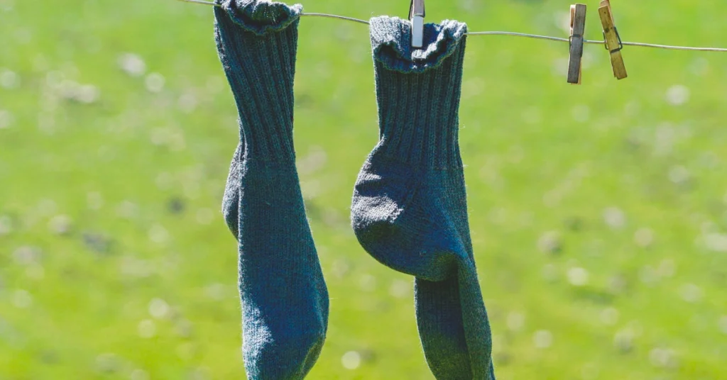 dry compression socks after washing