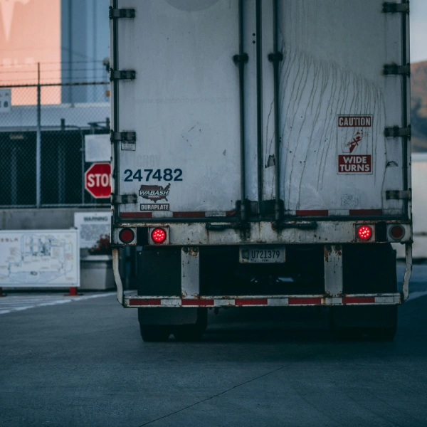 White Freight Truck