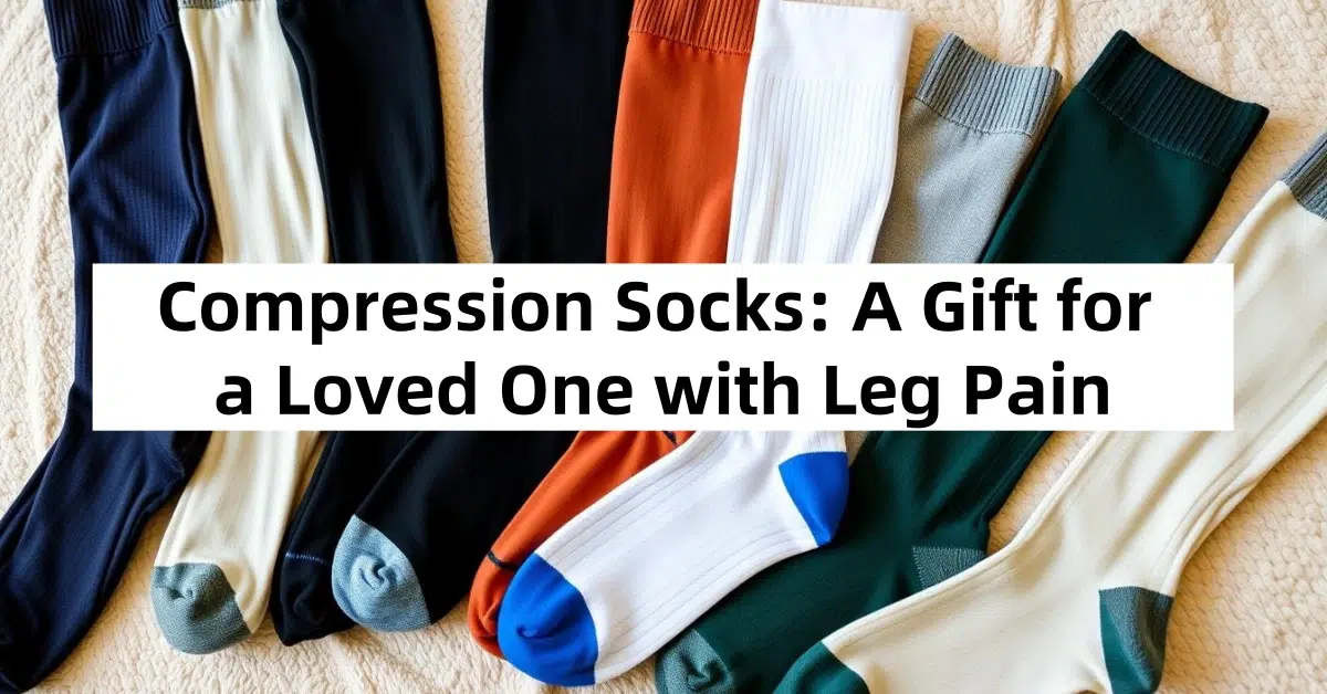 compression socks a gift for a loved one with leg pain