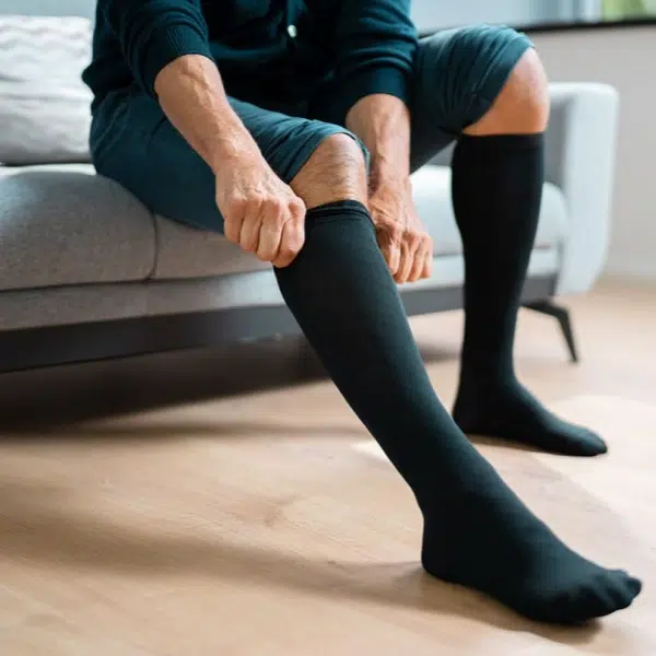 how to wear compression socks