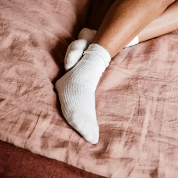 Sleep in compression socks